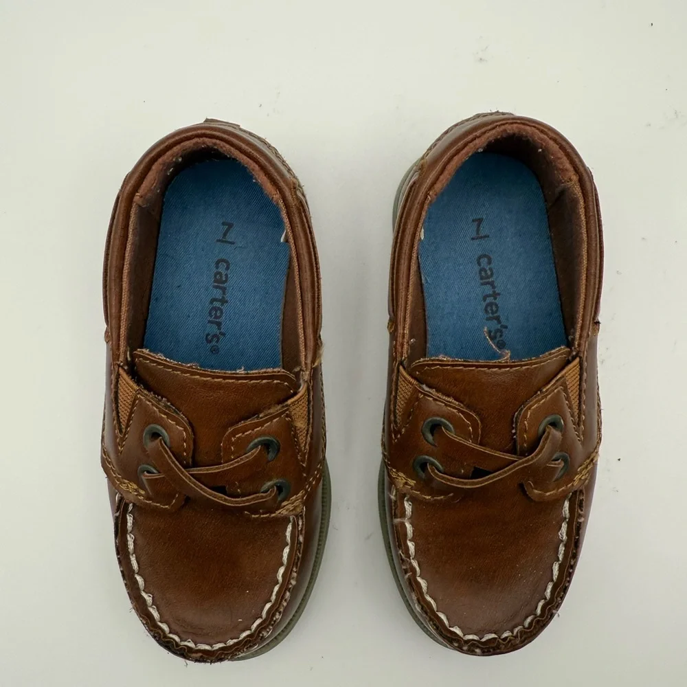 Carter's Brown Boat Shoes